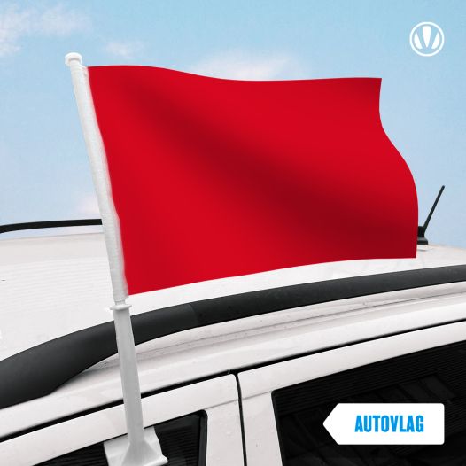 Rode autovlag - luxe