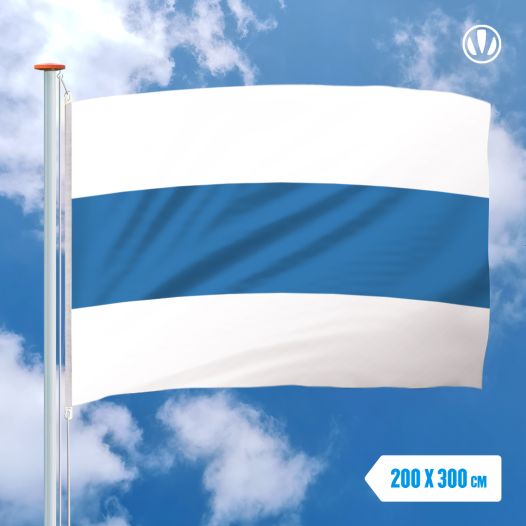 Vlag Rusland  Vrede wit blauw wit 200x300cm