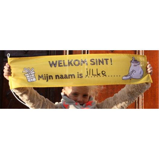 Vlag Sinterklaas mijn naam is... Vlaggenclub