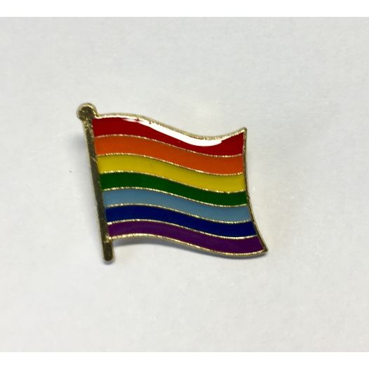 Broche / Speldje Regenboogvlag