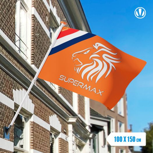 Supermax Leeuw RWB vlag 100x150cm