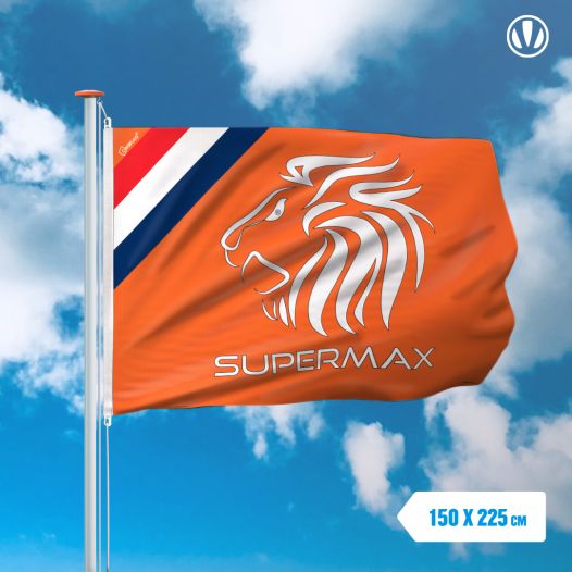 Supermax Leeuw RWB vlag 150x225cm