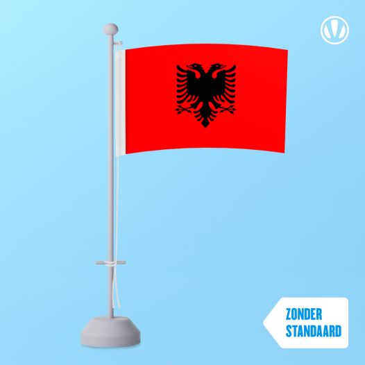 Tafelvlag Albanie 10x15cm