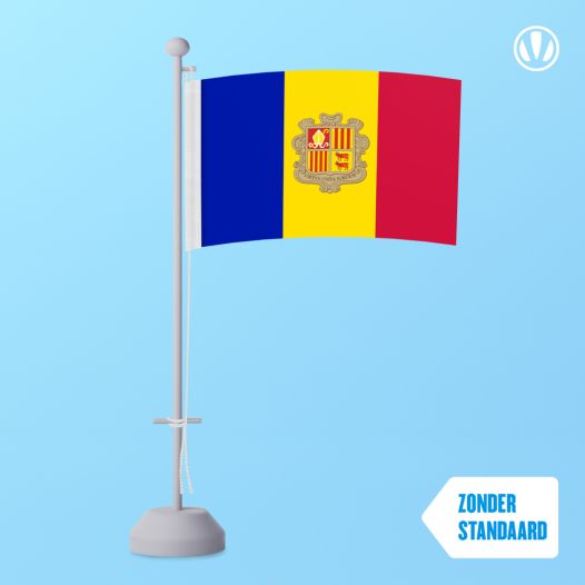 Tafelvlag Andorra 10x15cm