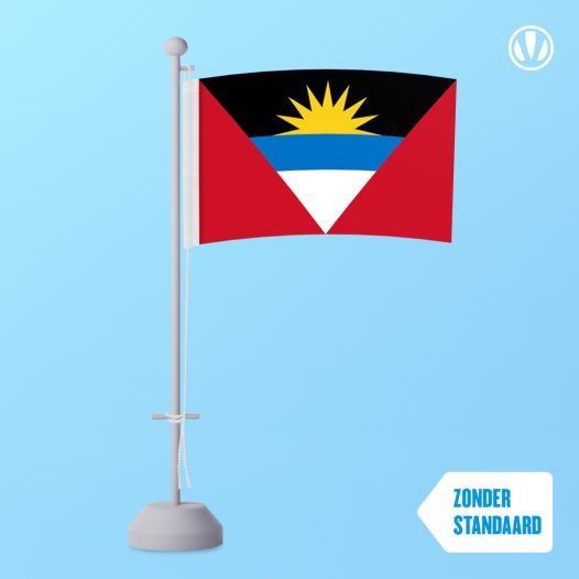 Tafelvlag Antigua en Barbuda 10x15cm