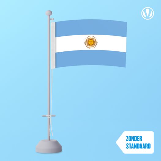 Tafelvlag Argentinie 10x15cm