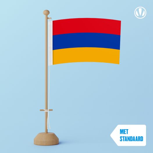 Tafelvlag Armenie 10x15cm | met standaard