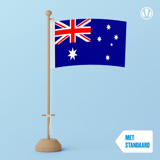 Tafelvlag Australie 10x15cm | met standaard