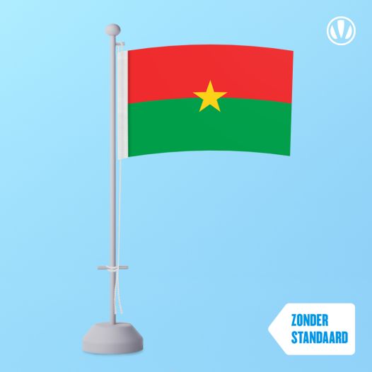 Tafelvlag Burkina Faso 10x15cm