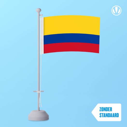 Tafelvlag Colombia 10x15cm