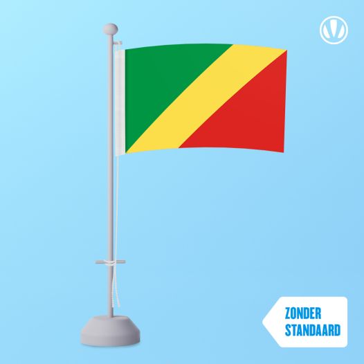 Tafelvlag Congo-Brazzaville 10x15cm