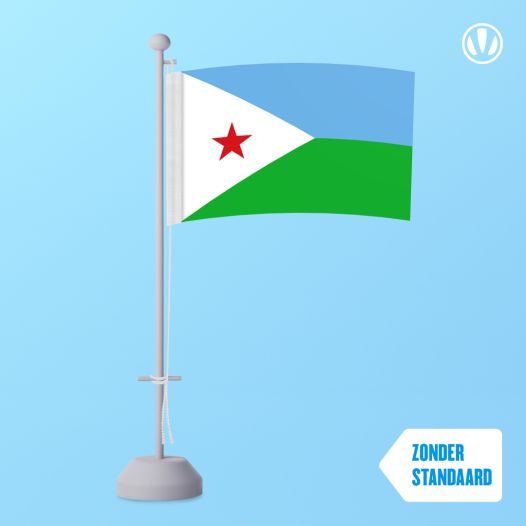 Tafelvlag Djibouti 10x15cm