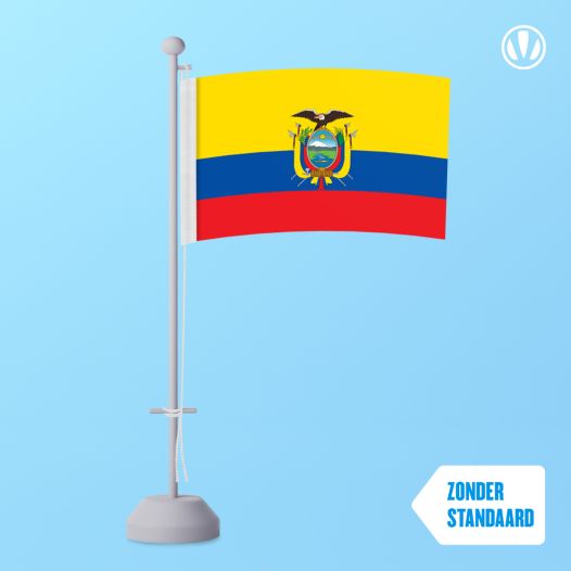 Tafelvlag Ecuador 10x15cm