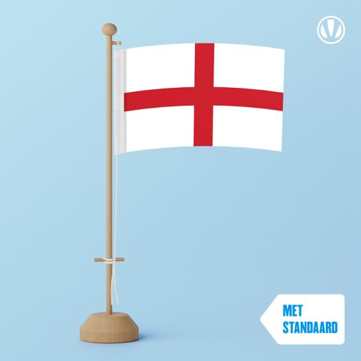 Tafelvlag Engeland 10x15cm | met standaard