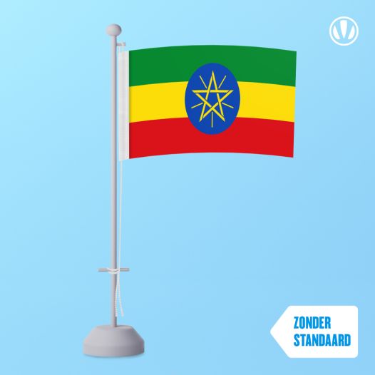 Tafelvlag Ethiopie 10x15cm