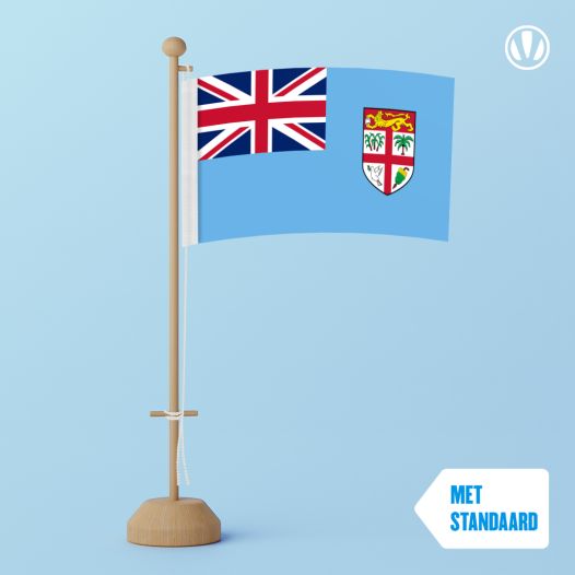 Tafelvlag Fiji 10x15cm | met standaard