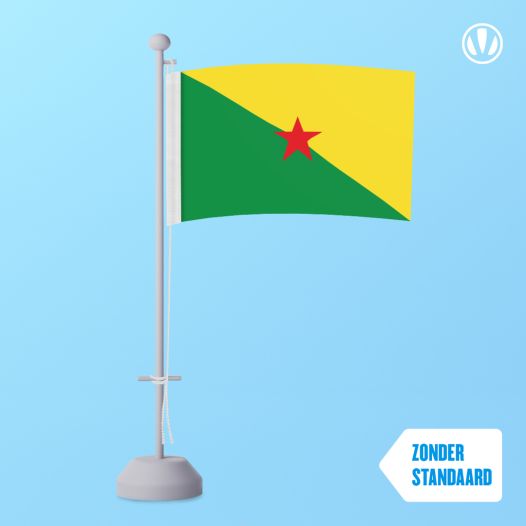 Tafelvlag Frans-Guyana 10x15cm