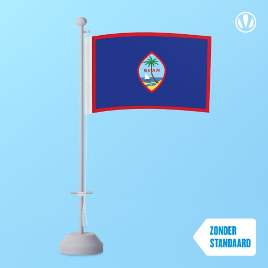 Tafelvlag Guam 10x15cm