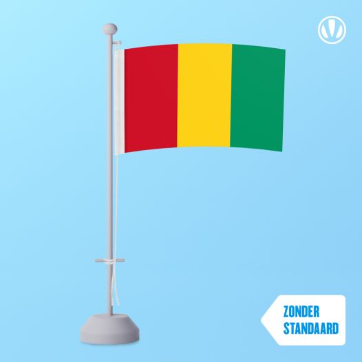 Tafelvlag Guinee 10x15cm