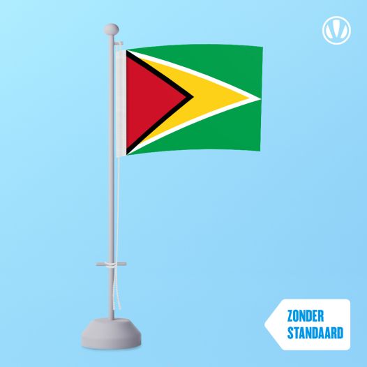 Tafelvlag Guyana 10x15cm