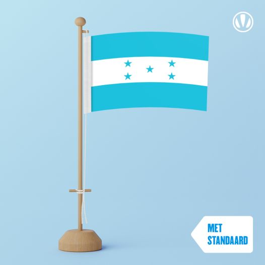 Tafelvlag Honduras 10x15cm | met standaard