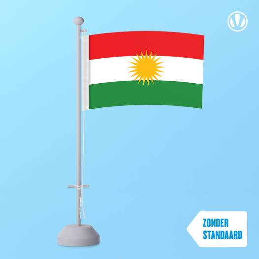 Tafelvlag koerdistan 10x15cm