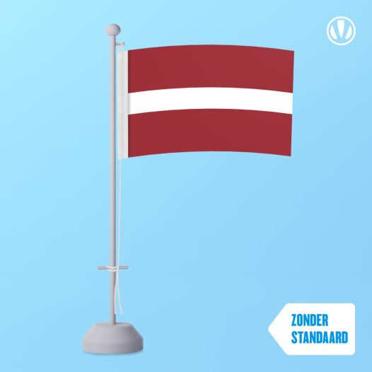 Tafelvlag Letland 10x15cm