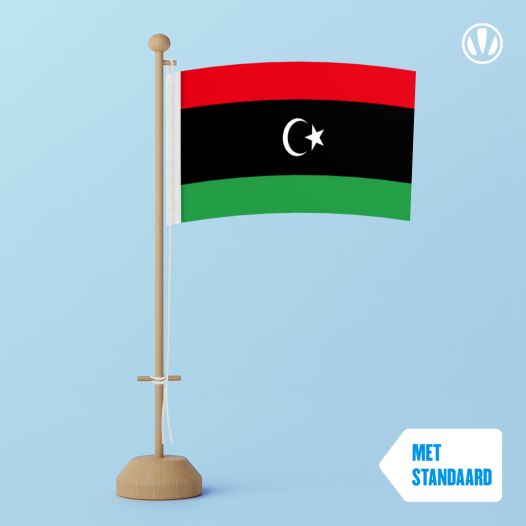 Tafelvlag Libie 10x15cm | met standaard