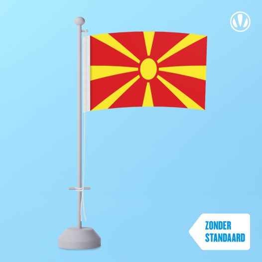 Tafelvlag Macedonie 10x15cm