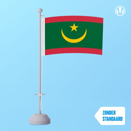 Tafelvlag Mauritanie 10x15cm