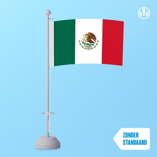 Tafelvlag Mexico 10x15cm