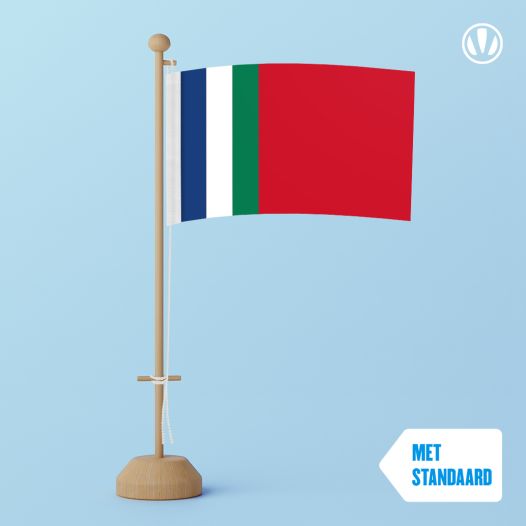 Tafelvlag Molukken 10x15cm met standaard