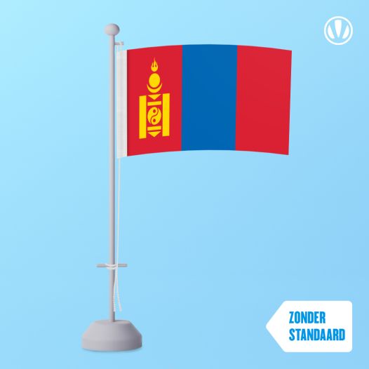 Tafelvlag Mongolie 10x15cm