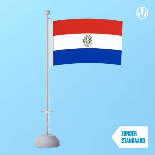 Tafelvlag Paraguay 10x15cm