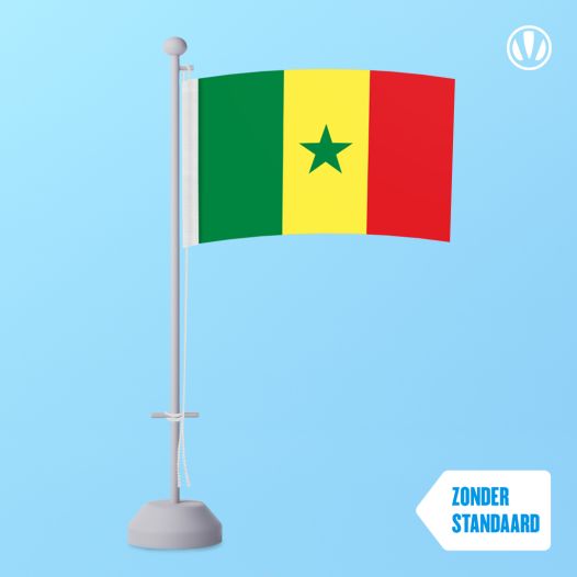 Tafelvlag Senegal 10x15cm