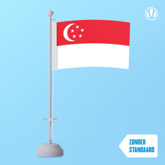 Tafelvlag Singapore 10x15cm