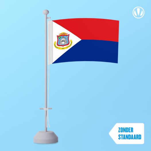 Tafelvlag Sint Maarten 10x15cm