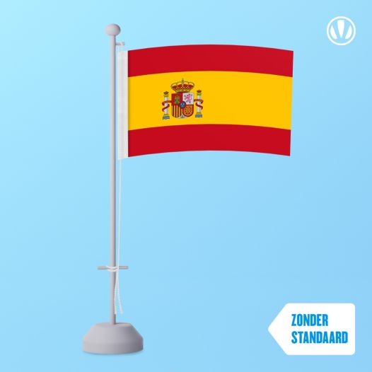 Tafelvlag Spanje 10x15cm