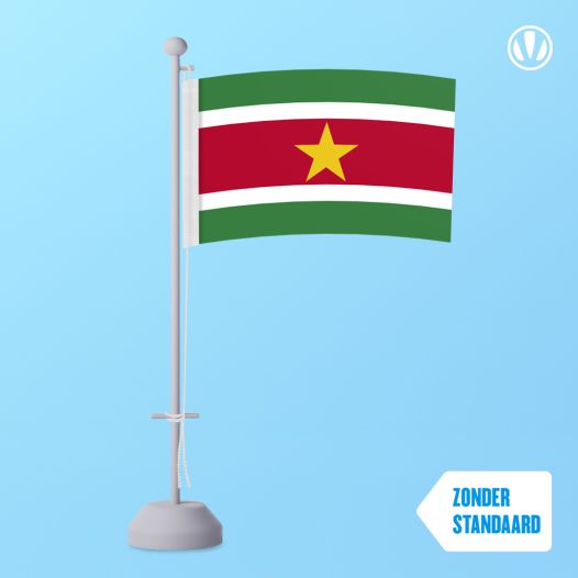 Tafelvlag Suriname 10x15cm