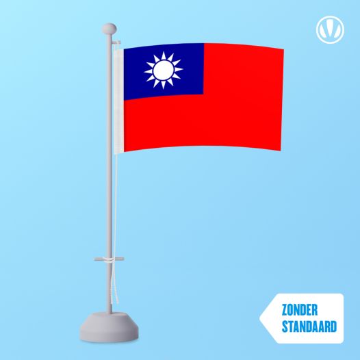 Tafelvlag Taiwan 10x15cm