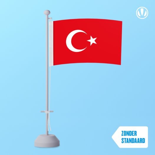 Tafelvlag Turkije 10x15cm