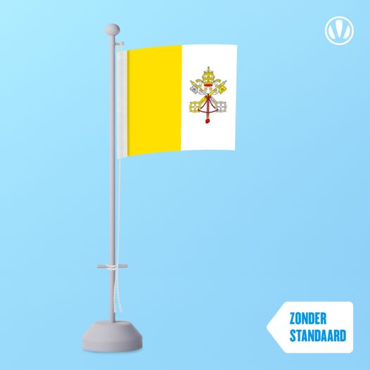 Tafelvlag Vaticaanstad 10x15cm