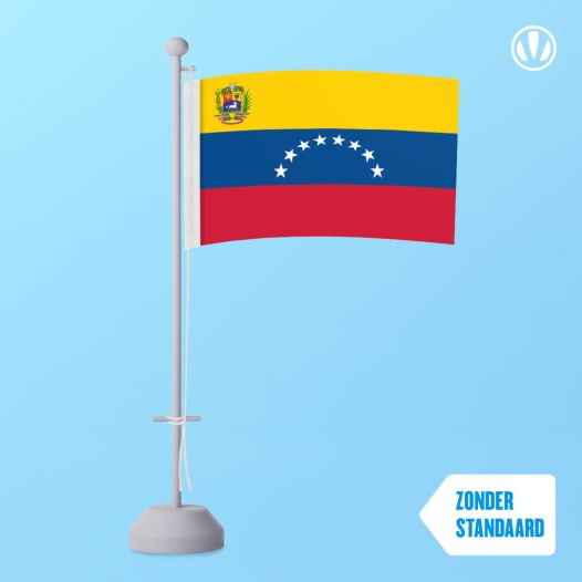 Tafelvlag Venezuela 10x15cm