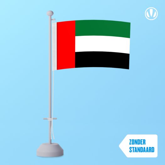 Tafelvlag Verenigde Arabische Emiraten 10x15cm