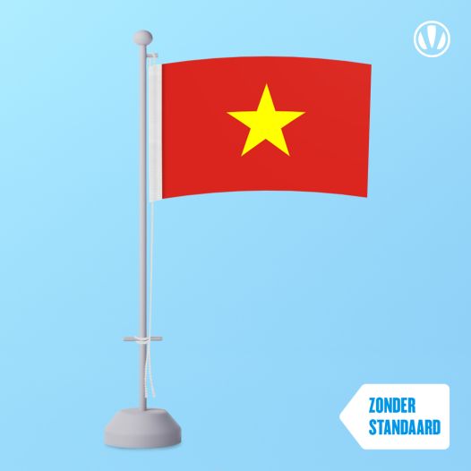 Tafelvlag Vietnam 10x15cm