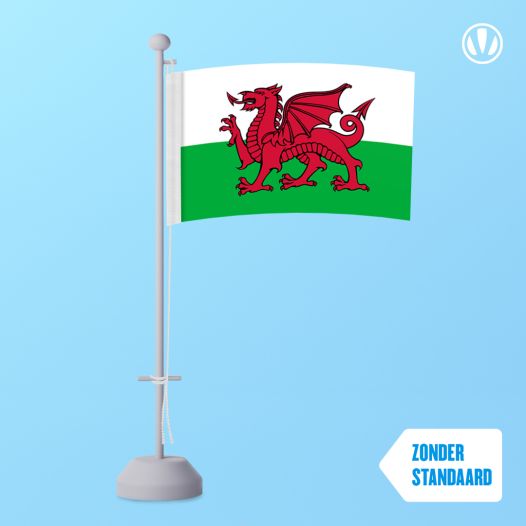 Tafelvlag Wales 10x15cm