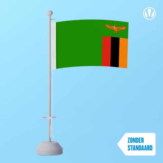 Tafelvlag Zambia 10x15cm