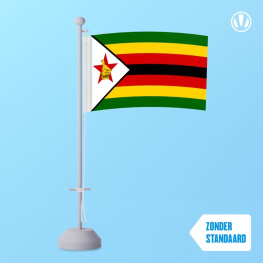 Tafelvlag Zimbabwe 10x15cm