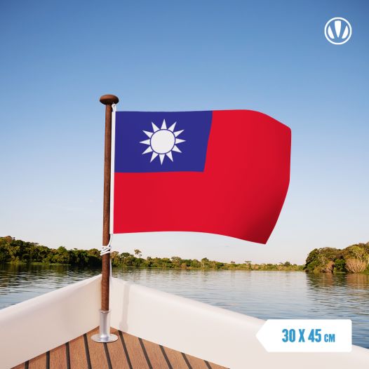 Vlag Taiwan 30x45cm