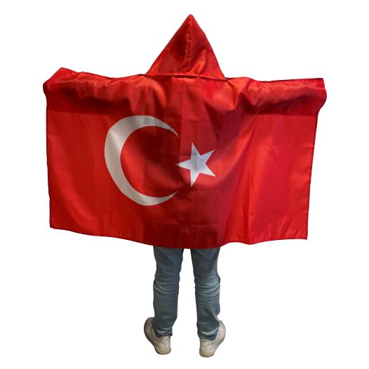 Poncho Turkse vlag